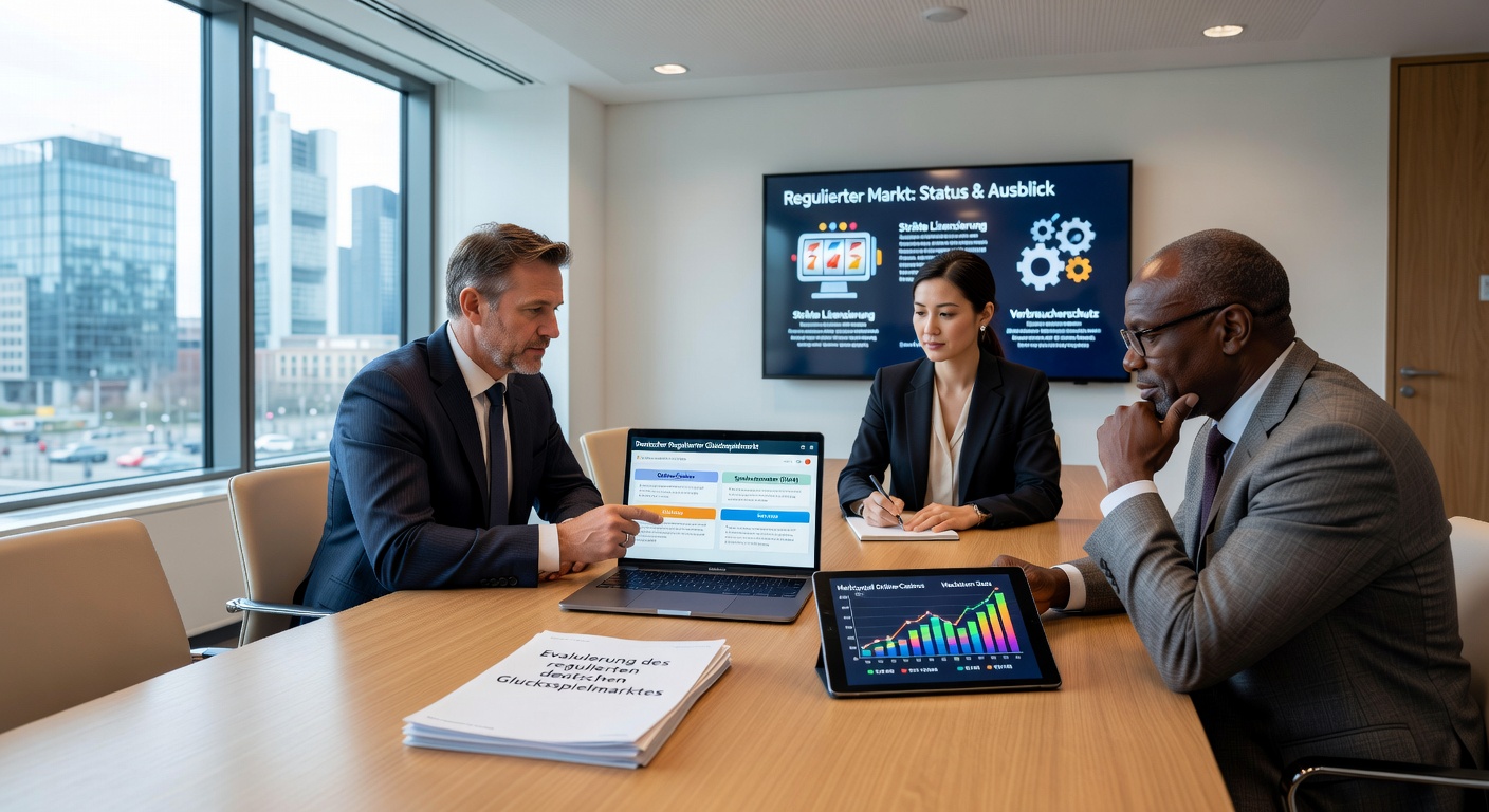 Diagramm zur Marktkonzentration und GGL-Aufsicht im Glücksspielsektor