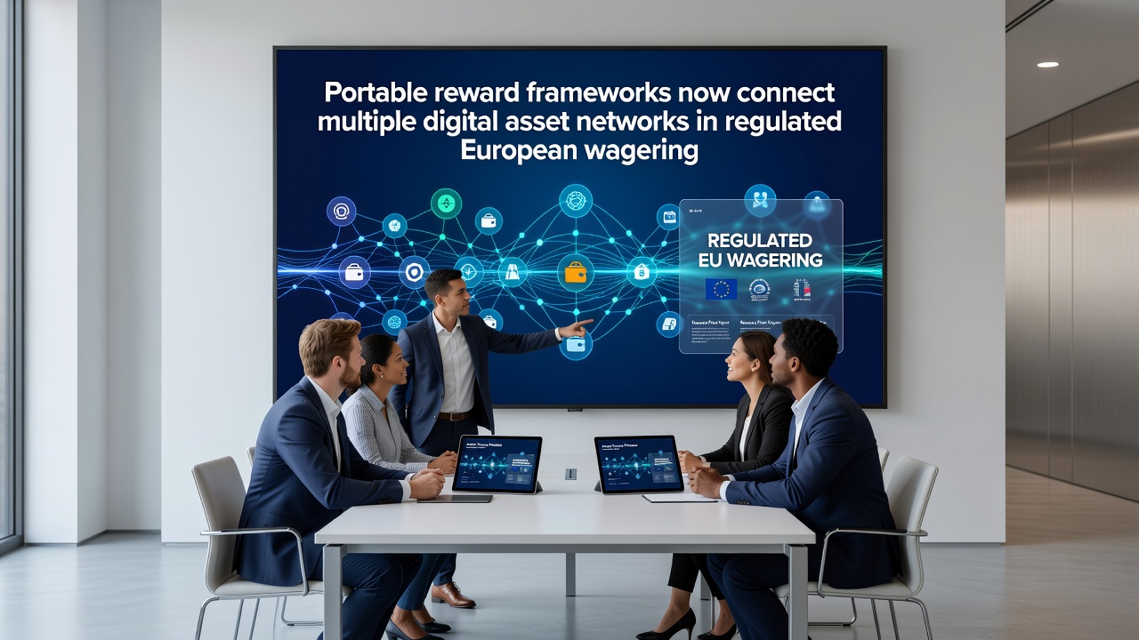 Darstellung von Cross-Chain-Interoperabilität und regulatorischer Compliance in Asset-basierten Wettnetzwerken