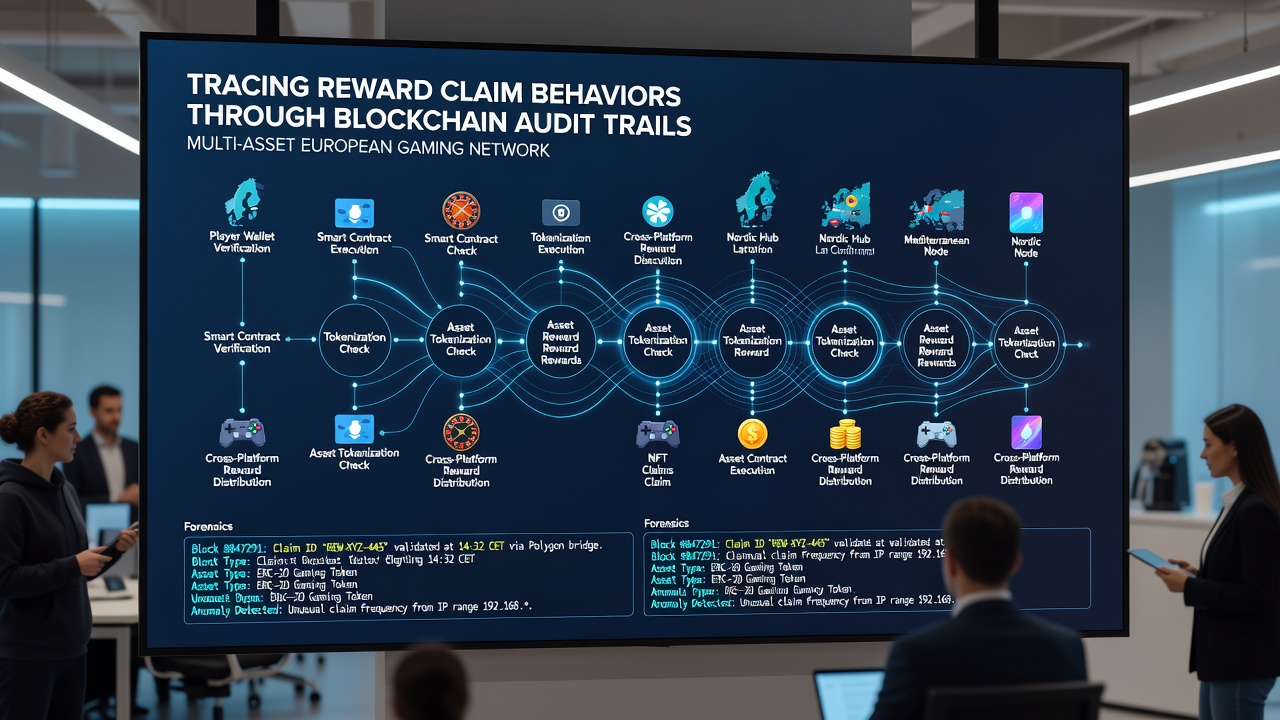 Analyse von Belohnungsansprüchen via Blockchain in europäischen Netzwerken